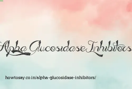 Alpha Glucosidase Inhibitors