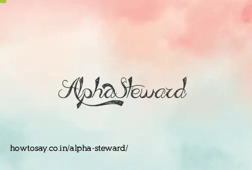 Alpha Steward