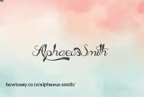 Alphaeus Smith
