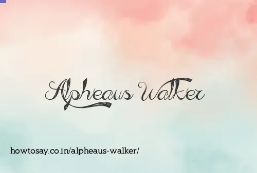 Alpheaus Walker