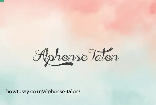 Alphonse Talon