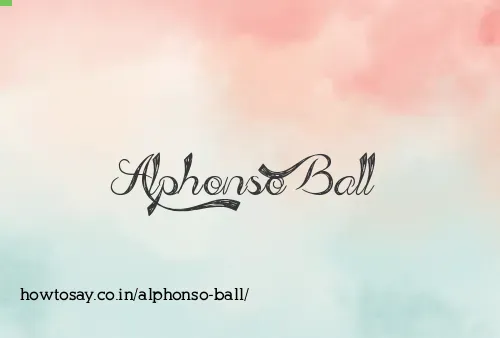 Alphonso Ball
