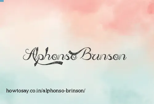 Alphonso Brinson