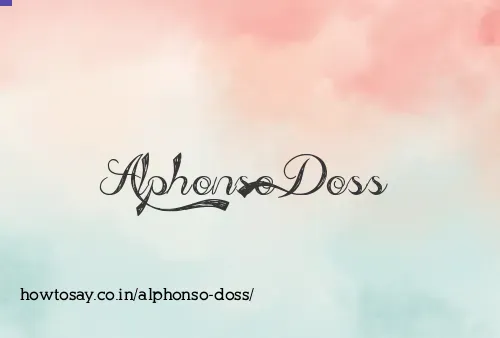 Alphonso Doss
