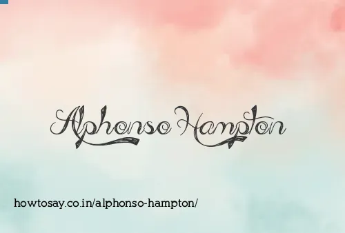 Alphonso Hampton