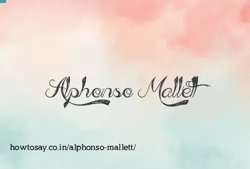 Alphonso Mallett