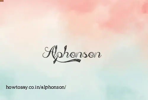 Alphonson
