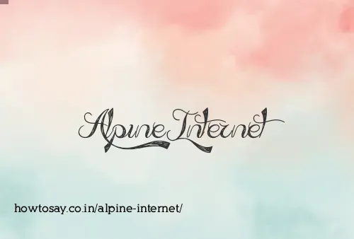 Alpine Internet