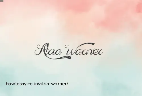 Alria Warner