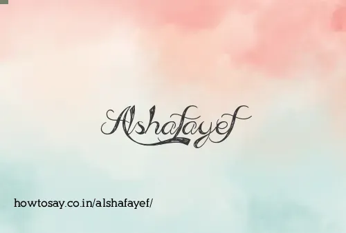 Alshafayef