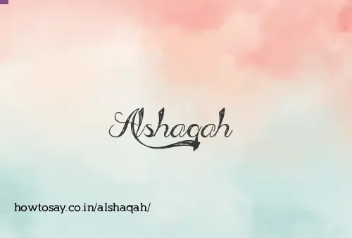 Alshaqah