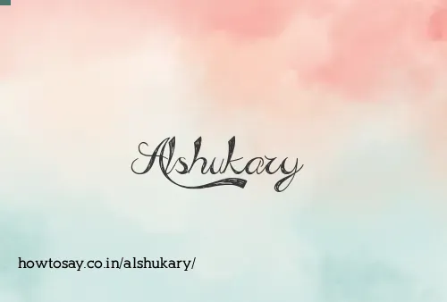 Alshukary