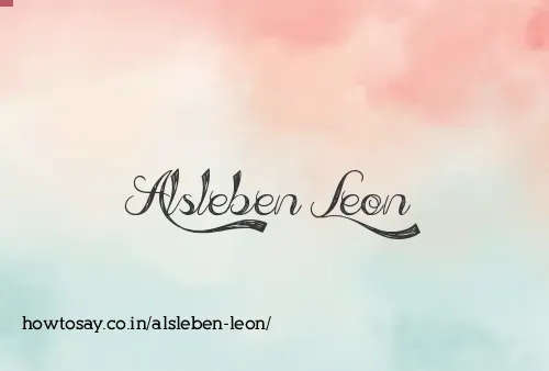 Alsleben Leon