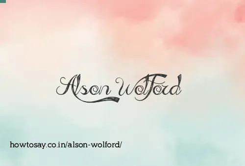 Alson Wolford