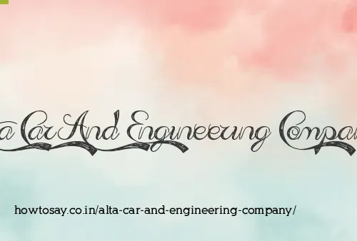 Alta Car And Engineering Company