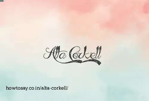 Alta Corkell