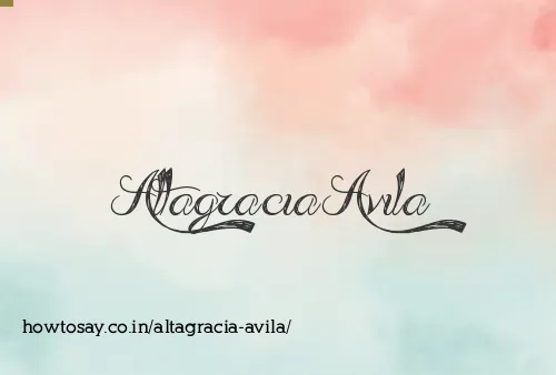 Altagracia Avila