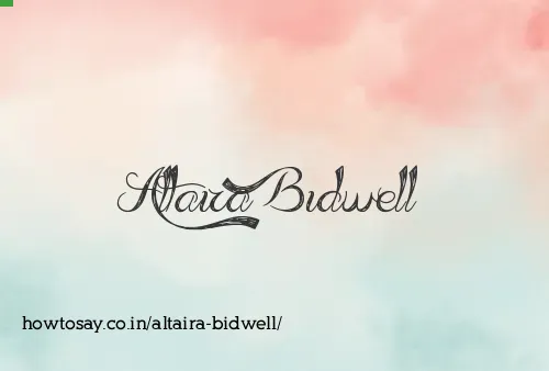 Altaira Bidwell