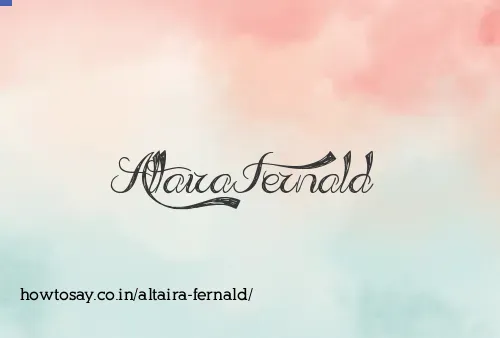 Altaira Fernald
