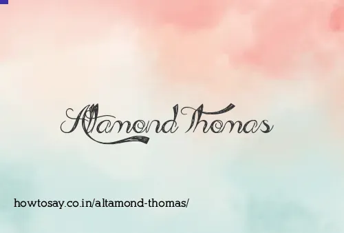 Altamond Thomas