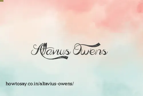 Altavius Owens