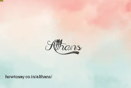 Althans