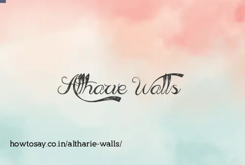 Altharie Walls