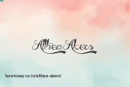 Althea Akers