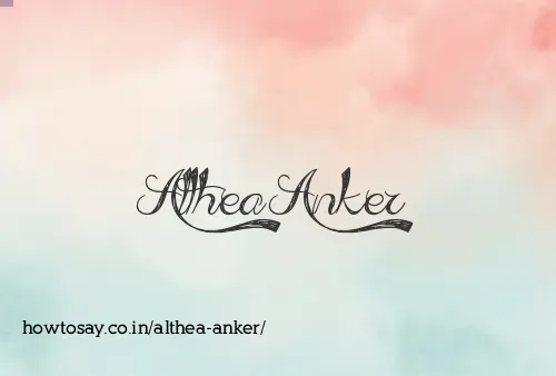 Althea Anker