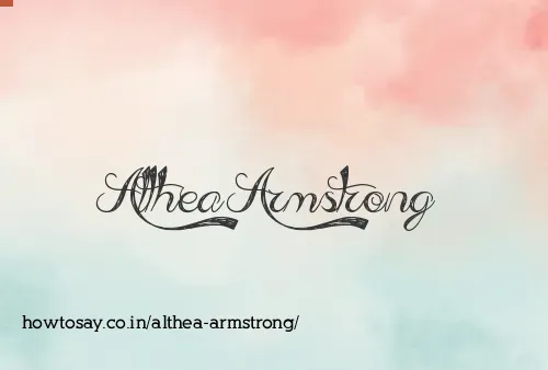 Althea Armstrong