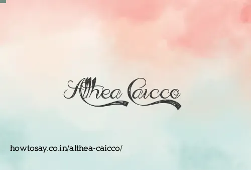 Althea Caicco