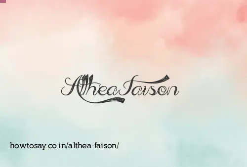Althea Faison