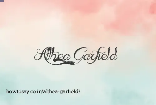Althea Garfield