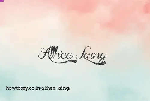 Althea Laing