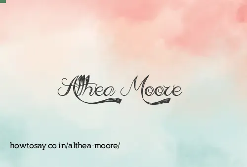 Althea Moore