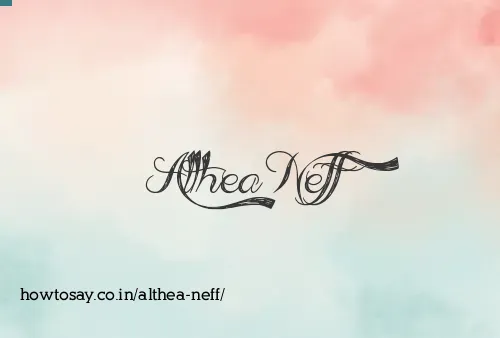 Althea Neff