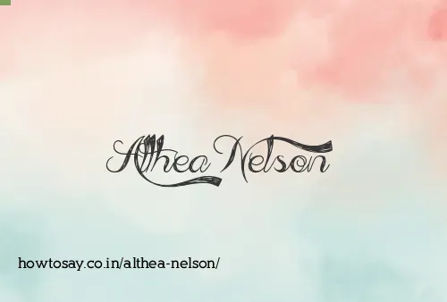 Althea Nelson