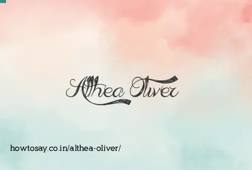 Althea Oliver
