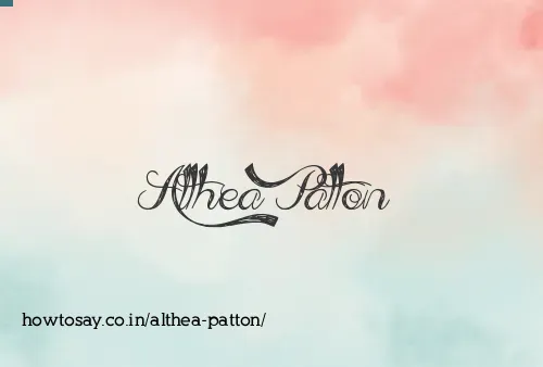 Althea Patton