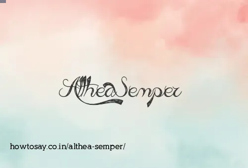 Althea Semper