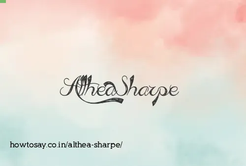 Althea Sharpe