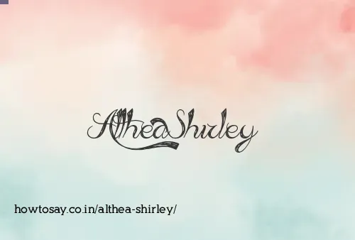 Althea Shirley