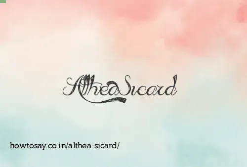 Althea Sicard