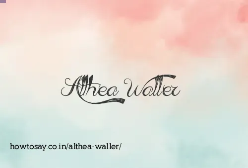 Althea Waller