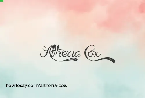 Altheria Cox