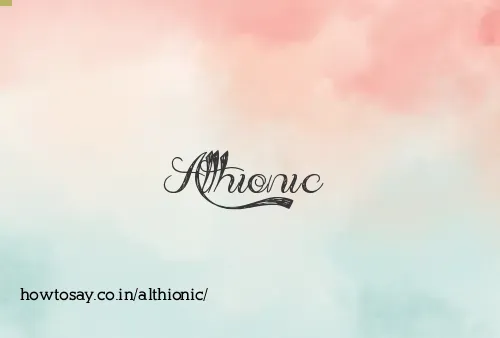 Althionic