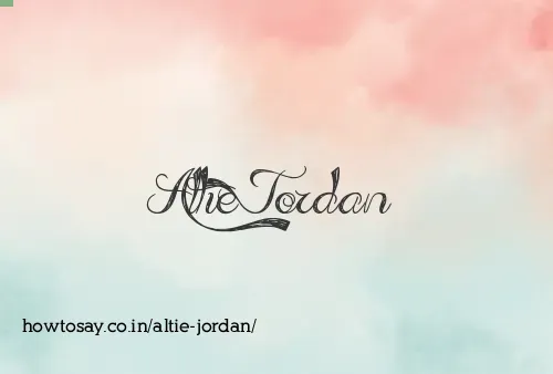 Altie Jordan