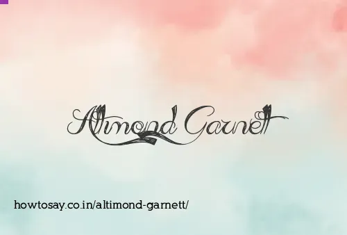 Altimond Garnett