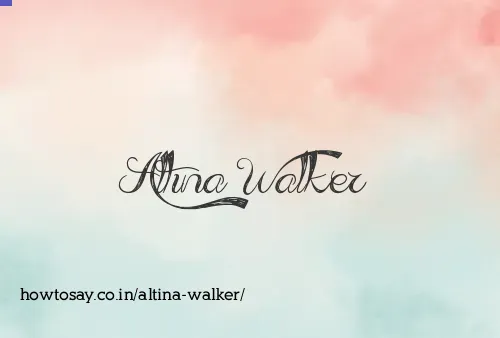 Altina Walker
