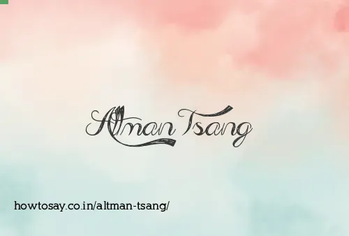 Altman Tsang